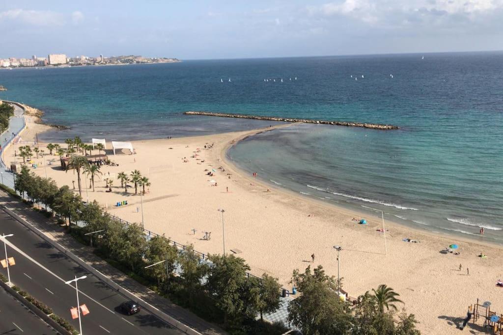 Apartamento Con Vistas Al Mar Primera Linea De Playa Del Postiguet Alicante Buitenkant foto