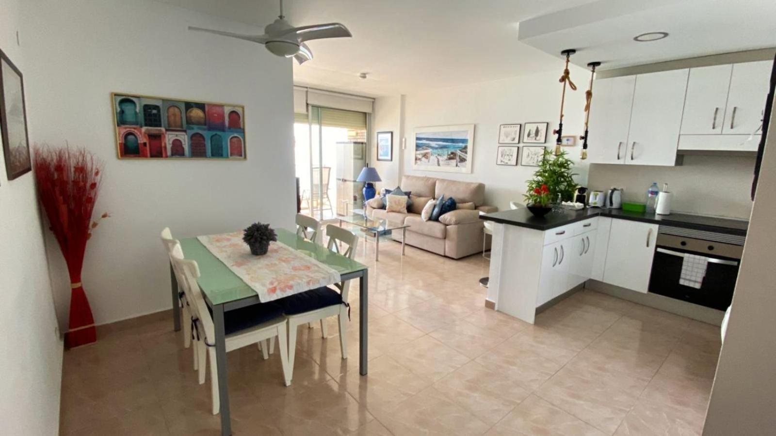 Apartamento Con Vistas Al Mar Primera Linea De Playa Del Postiguet Alicante Buitenkant foto