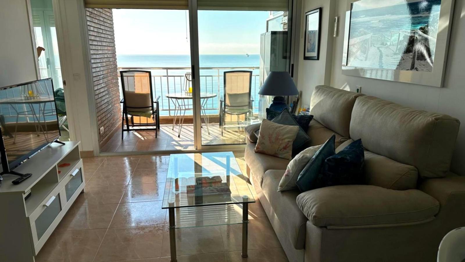 Apartamento Con Vistas Al Mar Primera Linea De Playa Del Postiguet Alicante Buitenkant foto